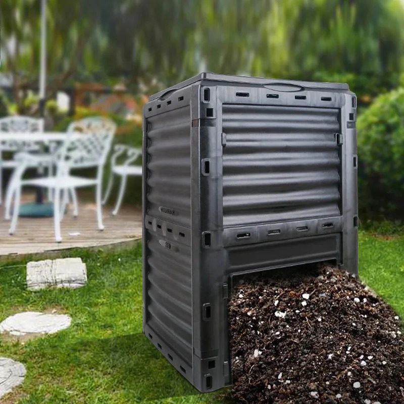 Garden Storage Box - Contenedor de Compostaje para Jardín, Caja