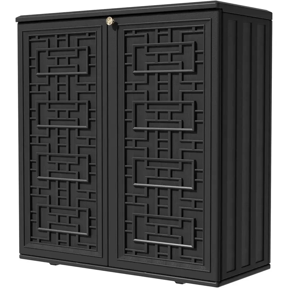 Garden Storage Box - Armario de Almacenamiento Exterior de Resina