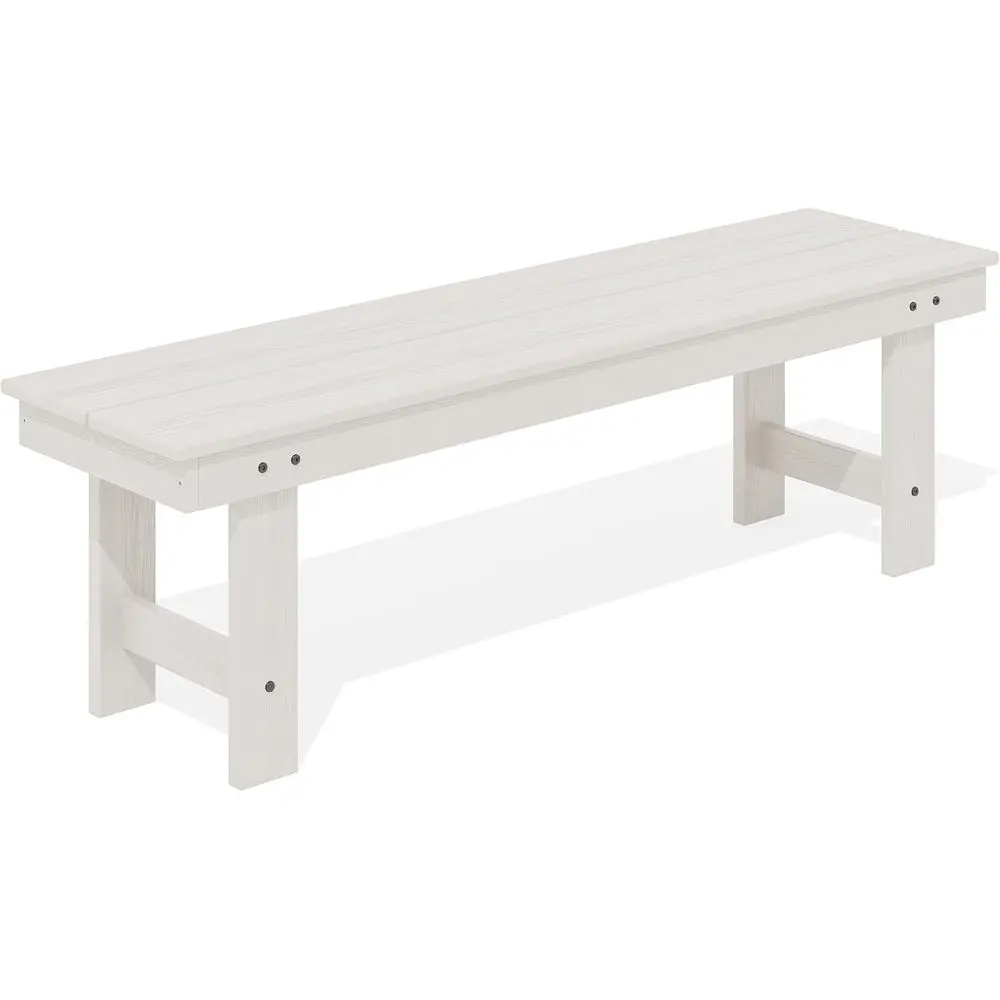 Outdoor Furniture Polywood - Banco de exterior de HDPE resistente