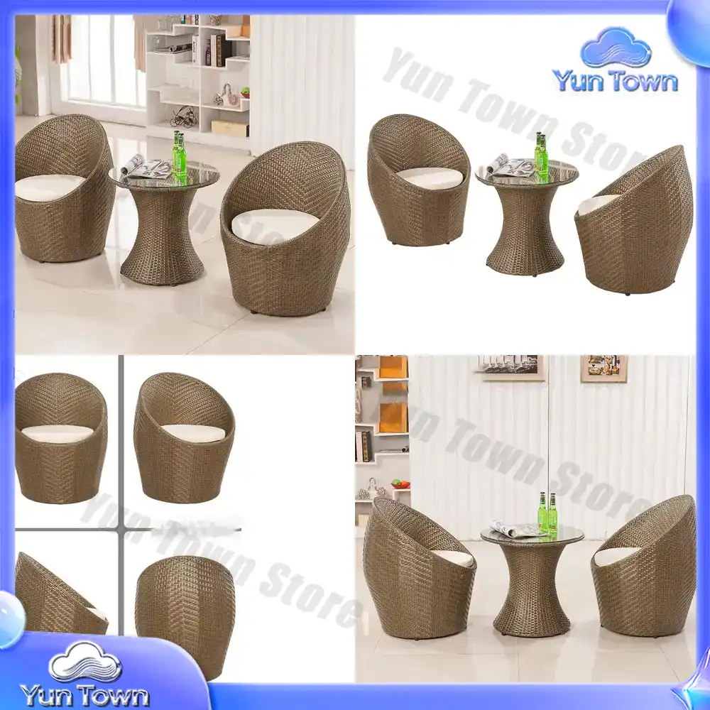 Outdoor Furniture Vietnam - Mesa y sillas de ratán para