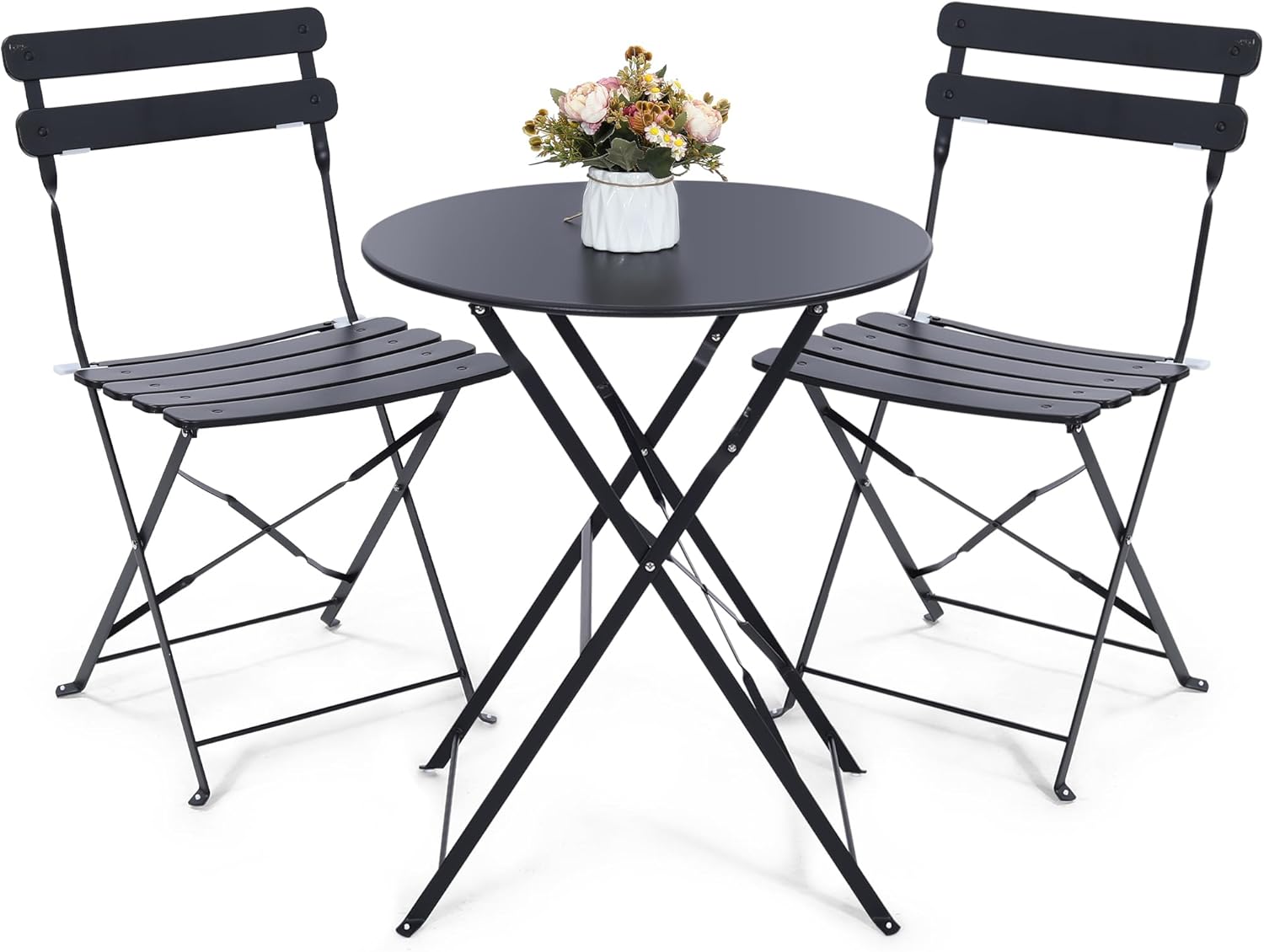 Outdoor Furniture Sofa - Conjunto de bistró plegable para exteriores