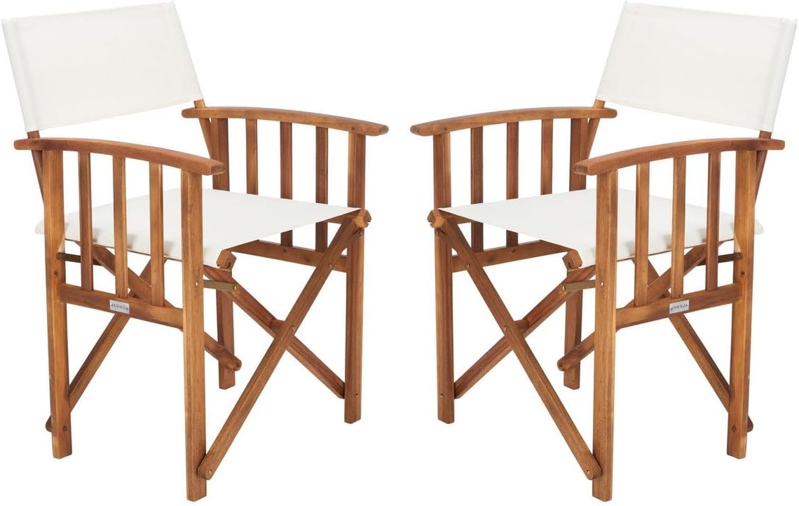 Outdoor Furniture Table And Chairs - Juego de 2 Sillas Plegables Altas