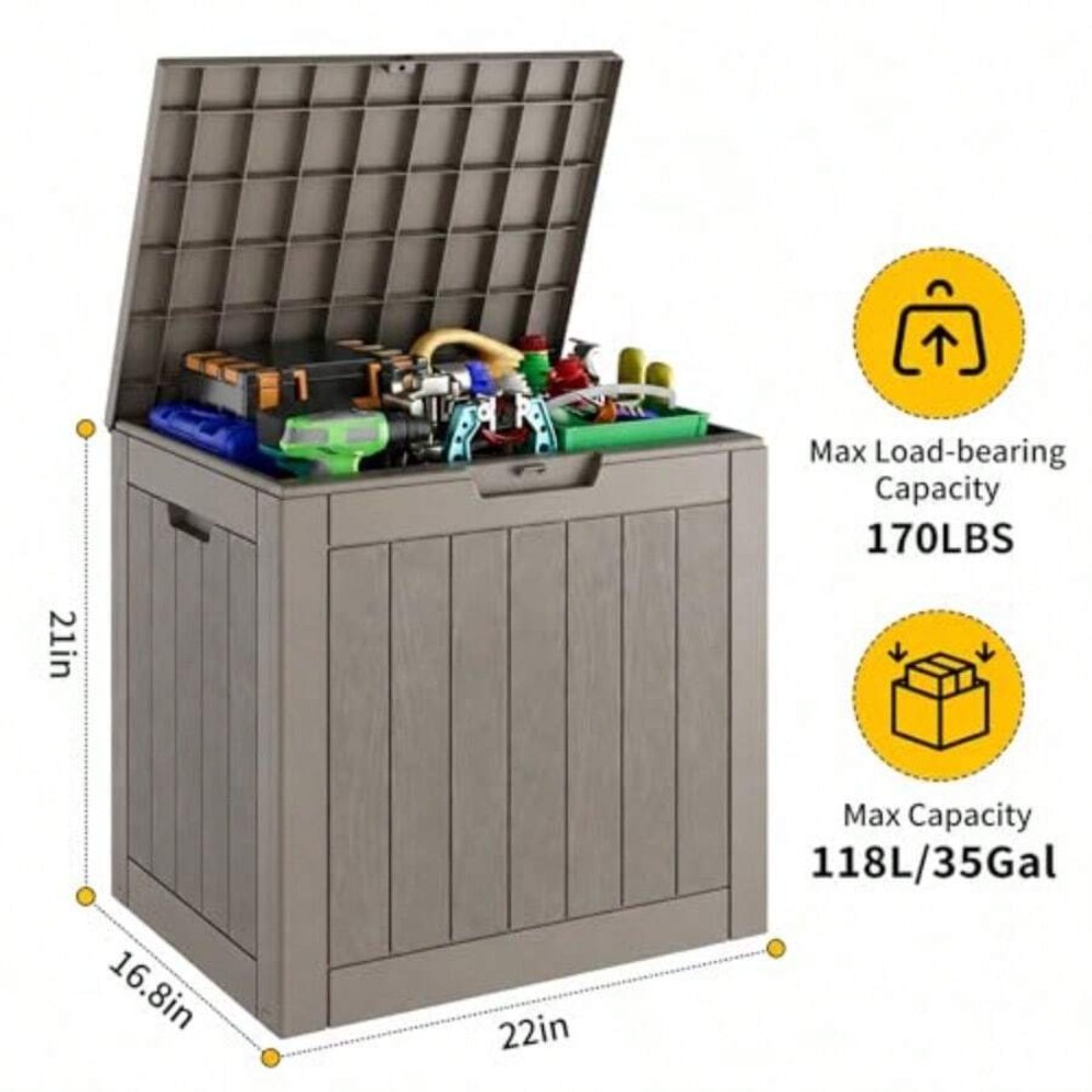 Caja de Almacenamiento Exterio - Garden Storage Box reseña y precio