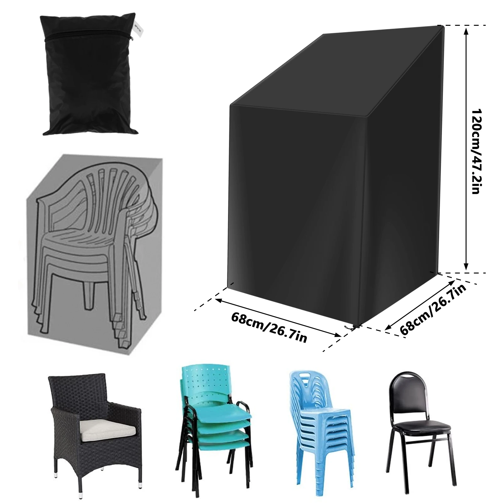Funda antipolvo para silla api - Outdoor Furniture Weatherproof reseña y precio