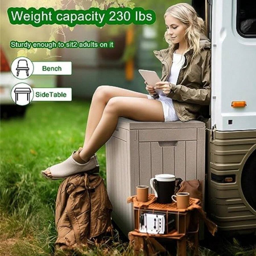 Caja de Almacenamiento Exterio - Outdoor Furniture Weatherproof reseña y precio