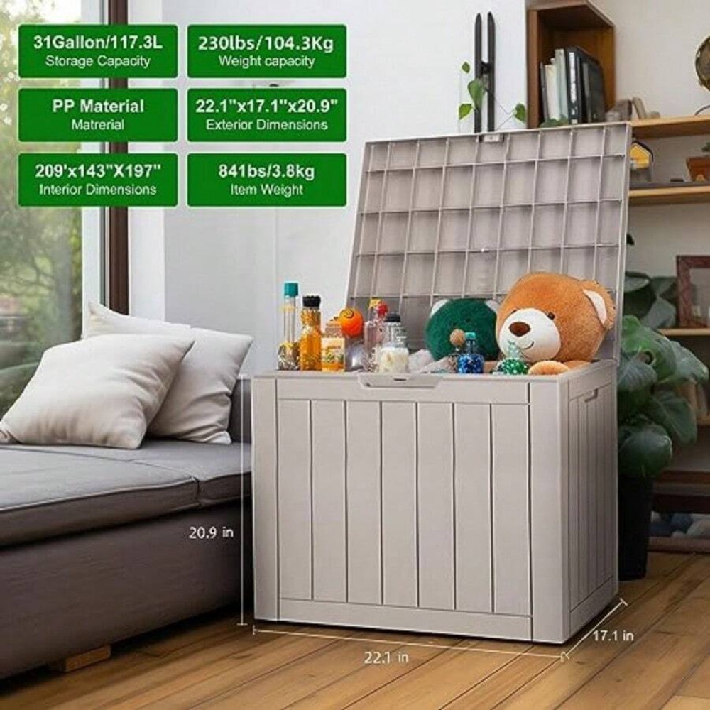 Caja de Almacenamiento Exterio - Outdoor Furniture Weatherproof reseña y precio