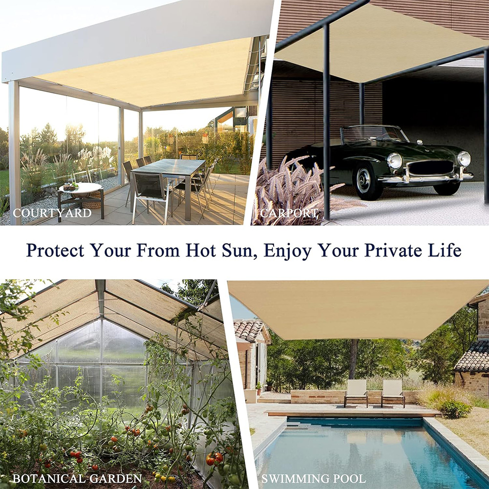 Parasol impermeable para exter - Sun Sail Shade reseña y precio