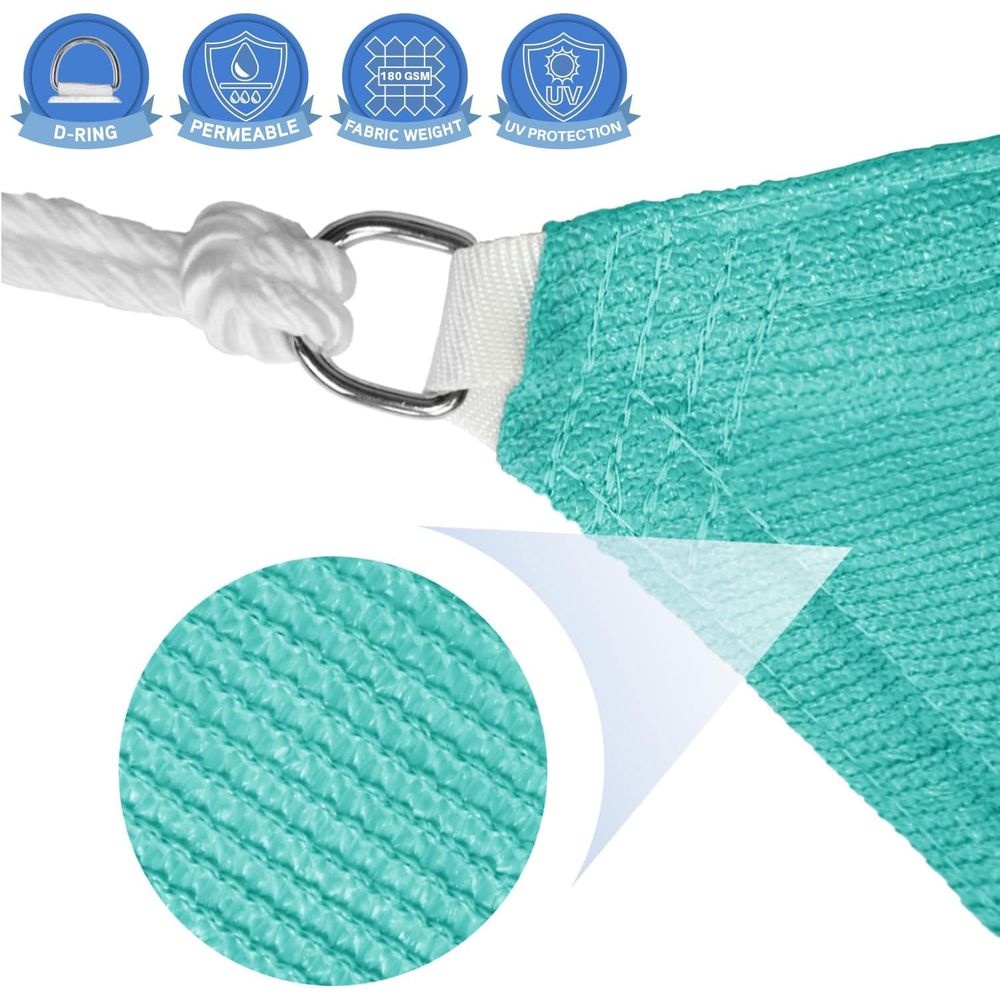 Vela de Sombra de 12' x 27' x  - Sun Sail Shade reseña y precio