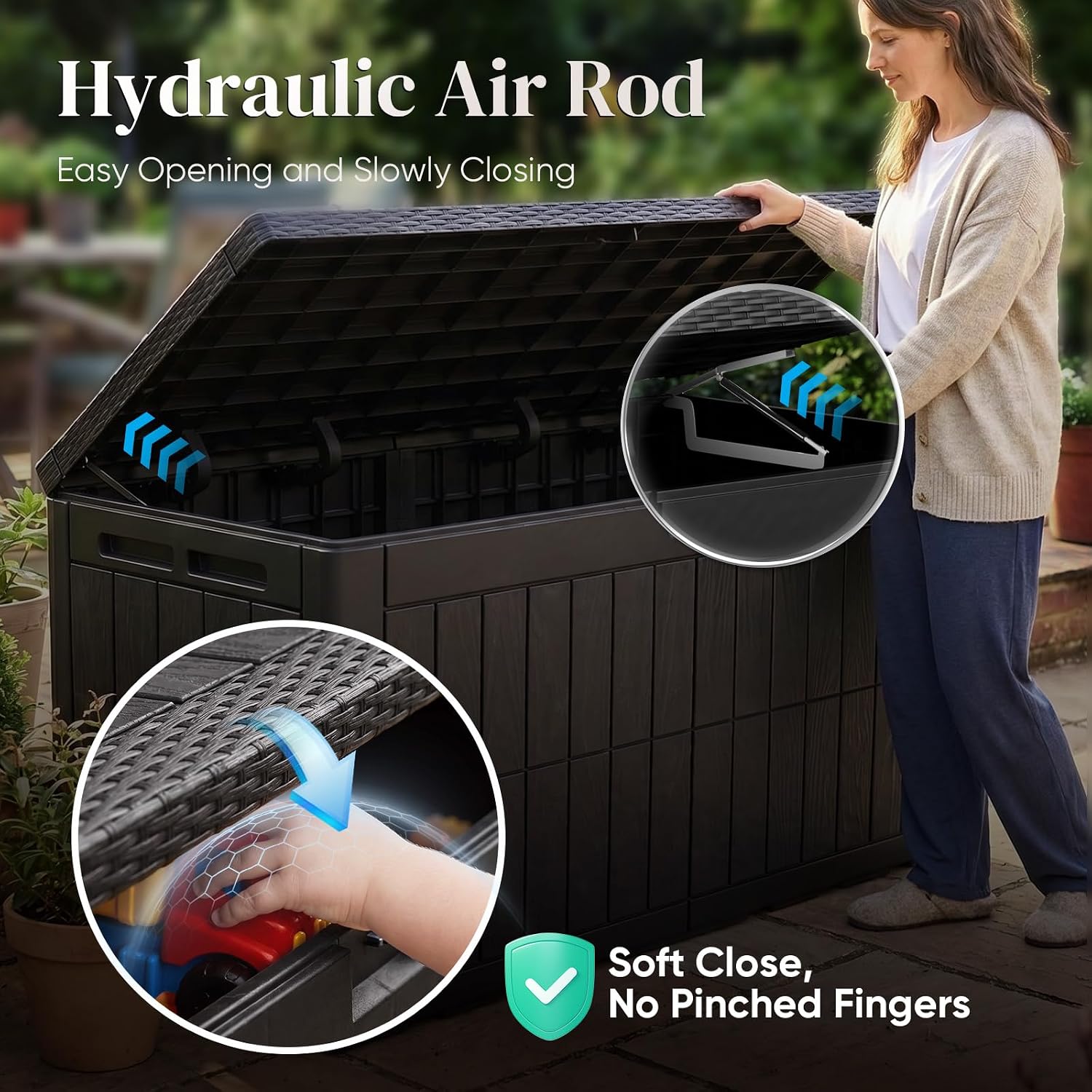 Caja de Almacenamiento Exterio - Garden Storage Box reseña y precio