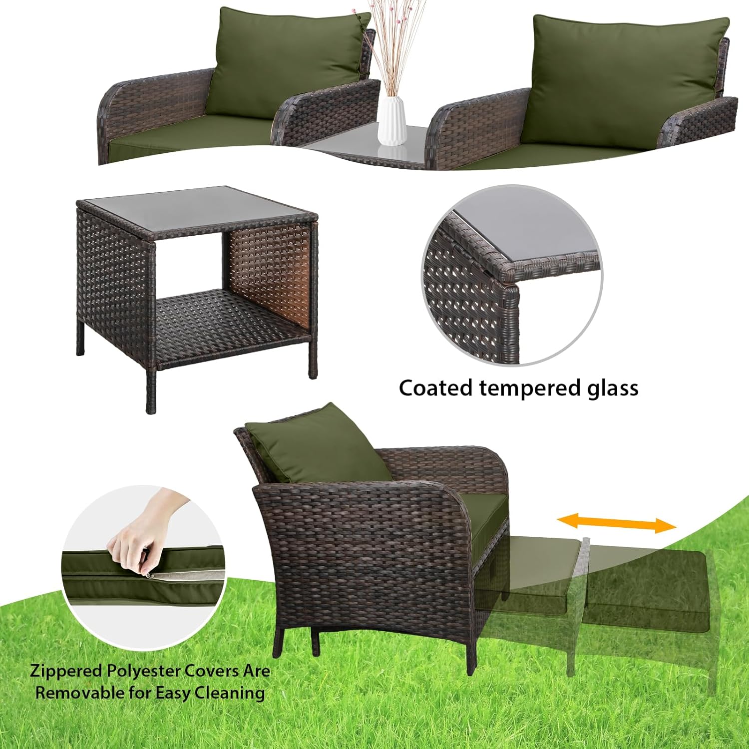 Conjunto de Muebles de Jardín  - Outdoor Furniture Table And Chairs reseña y precio