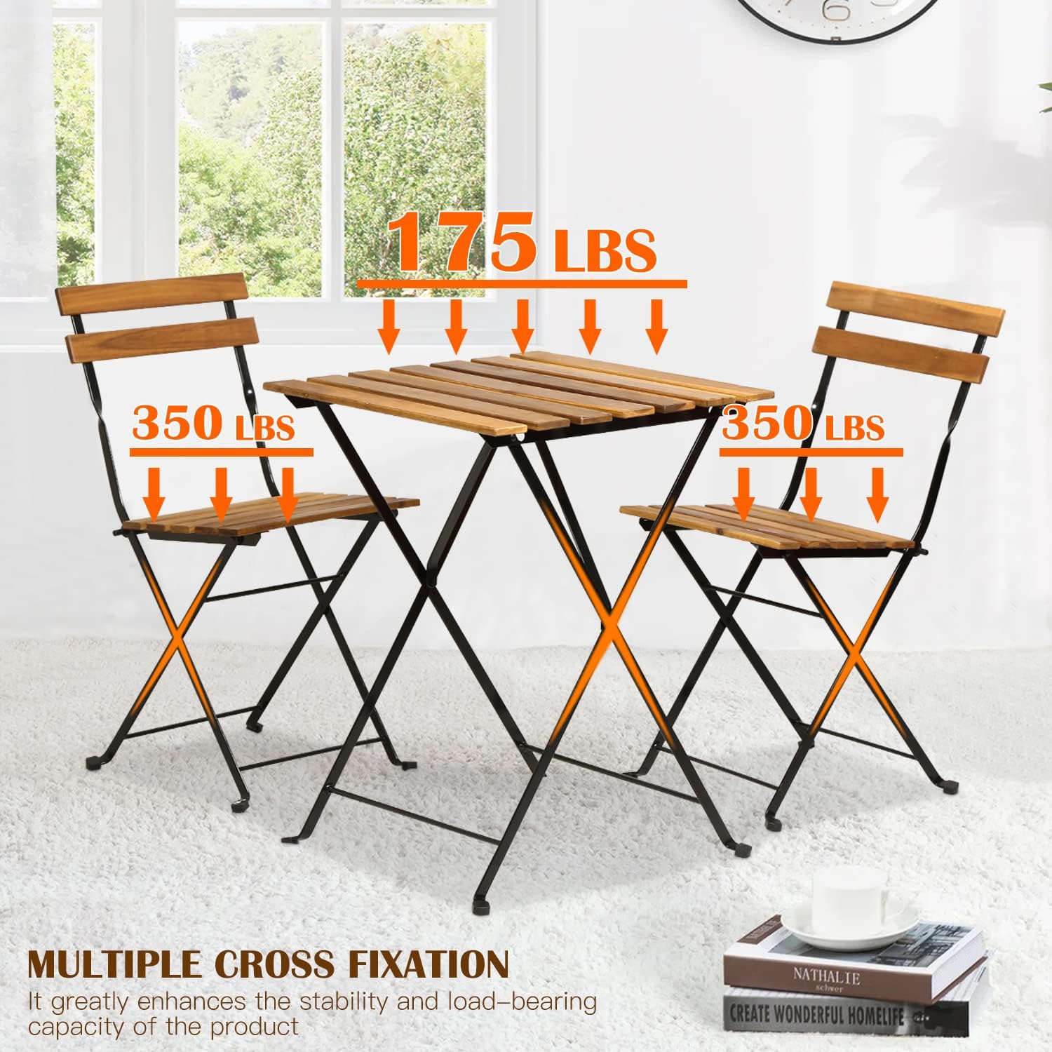 Conjunto de bistró plegable de - Outdoor Furniture Sofa reseña y precio