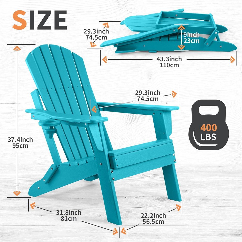 Sillas Plegables Adirondack y  - Adirondack Chair Wood reseña y precio