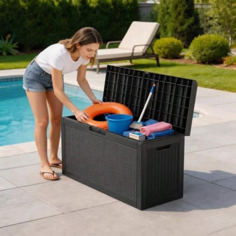 Caja de Almacenamiento Exterio - Garden Storage Box reseña y precio