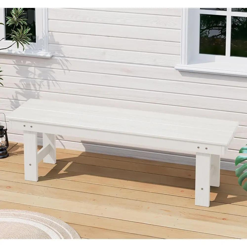 Banco de exterior de HDPE resi - Outdoor Furniture Polywood reseña y precio