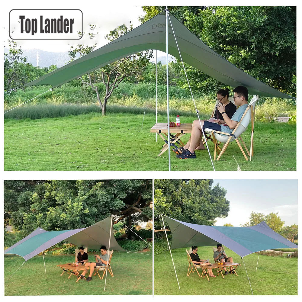 Lona hexagonal para acampar, 4 - Sun Sail Shade reseña y precio