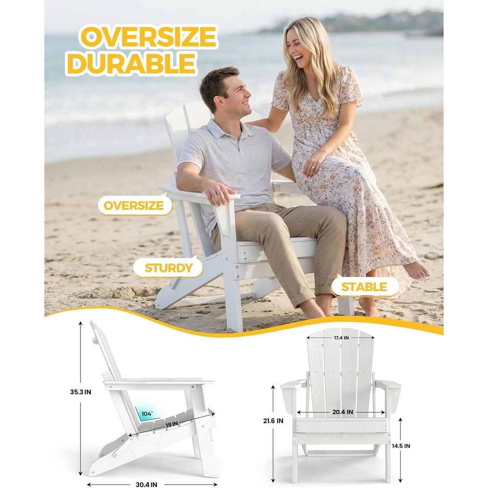 Juego de 4 Sillas Adirondack P - Adirondack Chair Wood reseña y precio