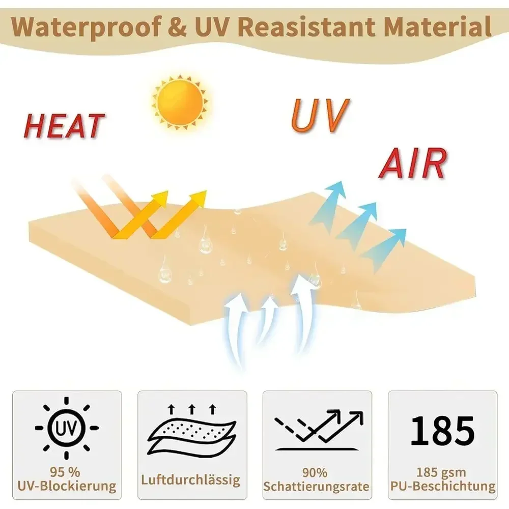 Vela de Sombra Impermeable, To - Sun Sail Shade reseña y precio