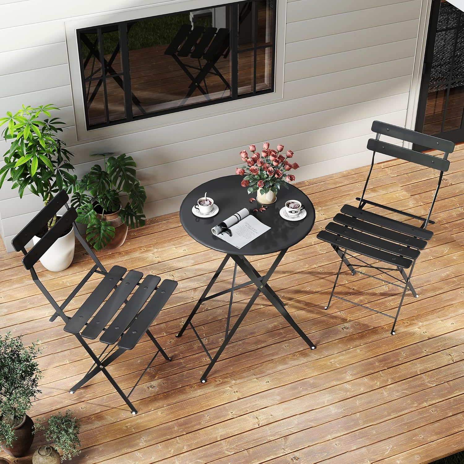 Conjunto de bistró plegable pa - Outdoor Furniture Sofa reseña y precio