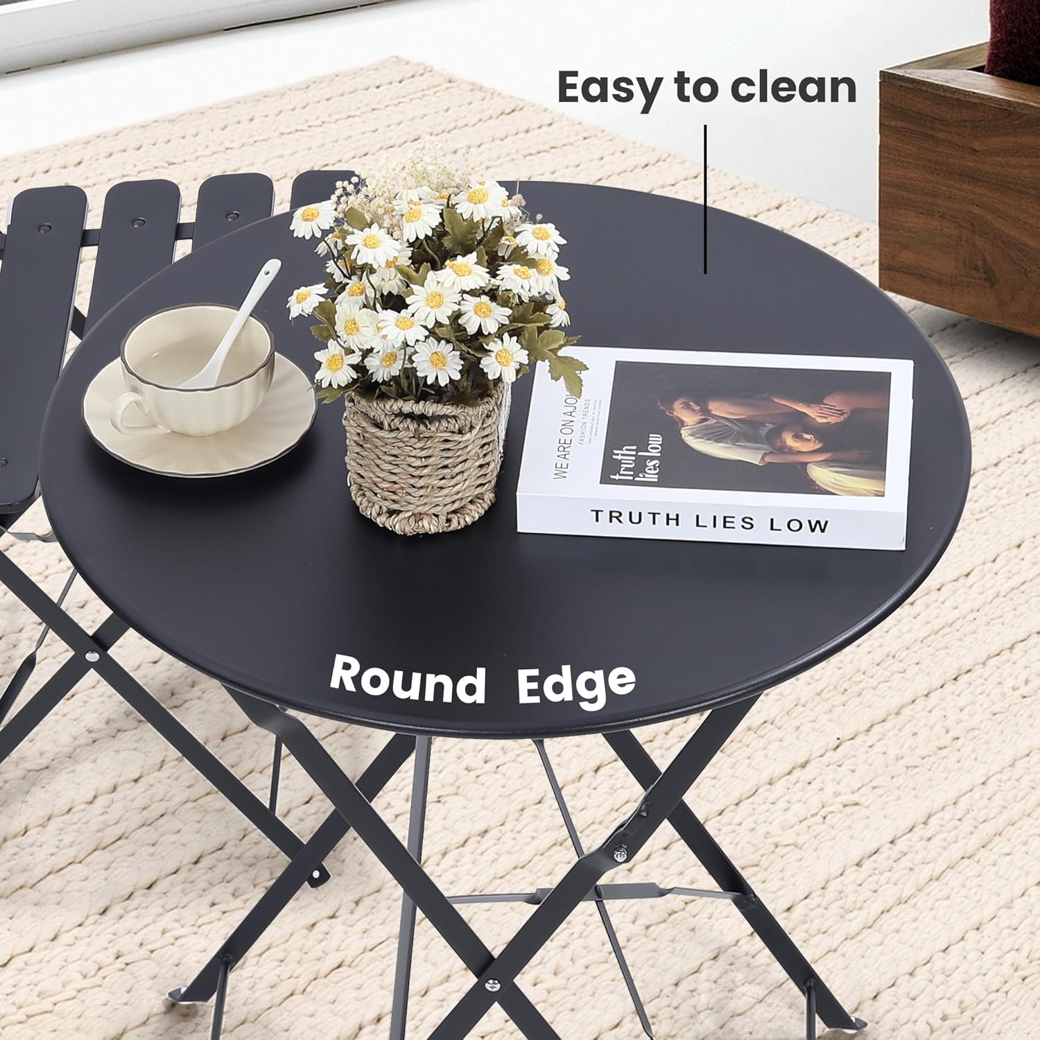 Conjunto de bistró plegable pa - Outdoor Furniture Sofa reseña y precio