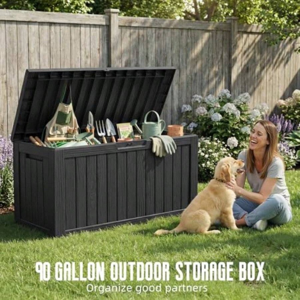 Caja de Almacenamiento Exterio - Garden Storage Box reseña y precio