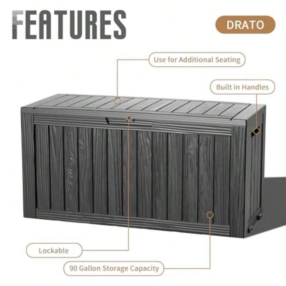 Caja de Almacenamiento Exterio - Garden Storage Box reseña y precio