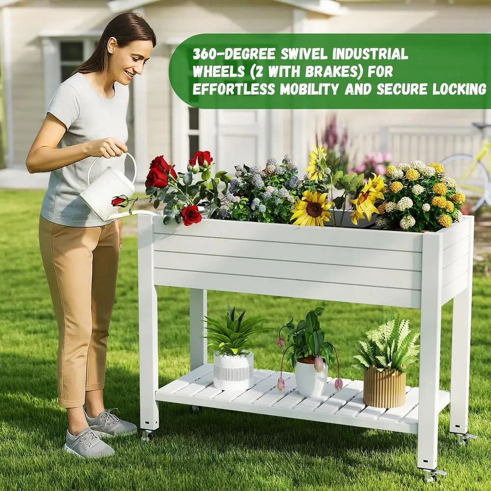Jardinera Elevada con Patas y  - Garden Storage Box reseña y precio