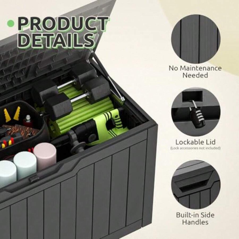 Caja de Almacenamiento Exterio - Garden Storage Box reseña y precio